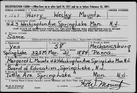Draft registration.