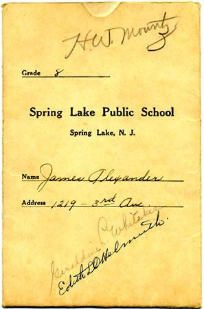 Report card.