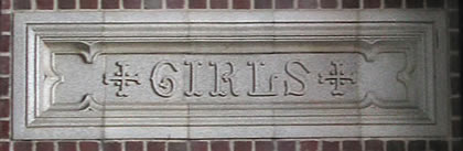Girls entrance.
